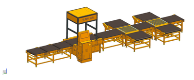 称重扫码测量分拣线